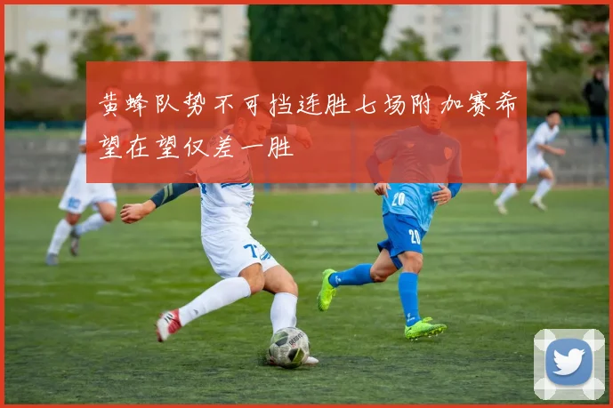 黄蜂队势不可挡连胜七场附加赛希望在望仅差一胜